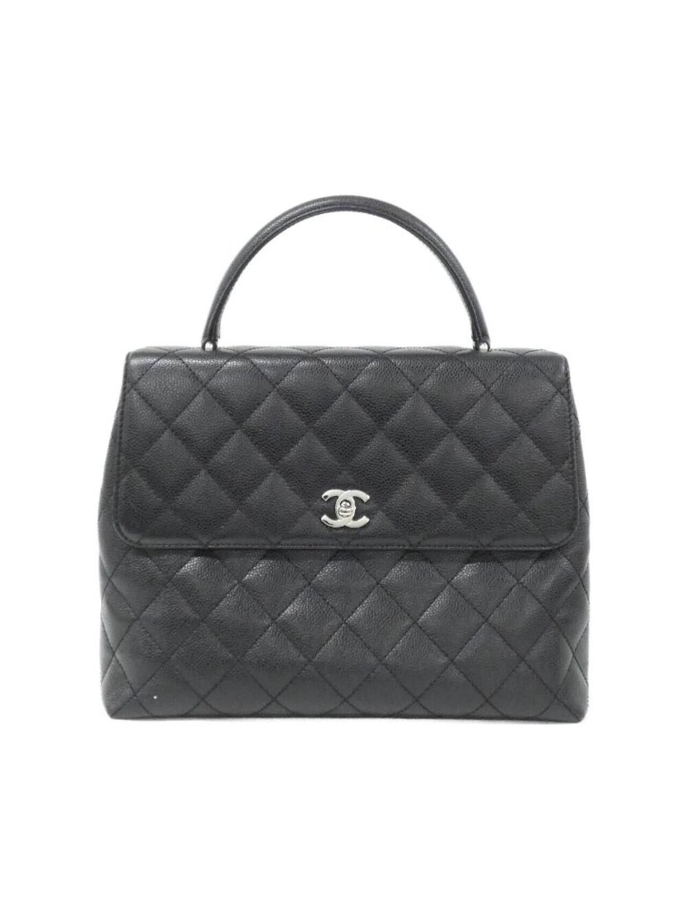 Chanel Vintage Bag Handbag Black